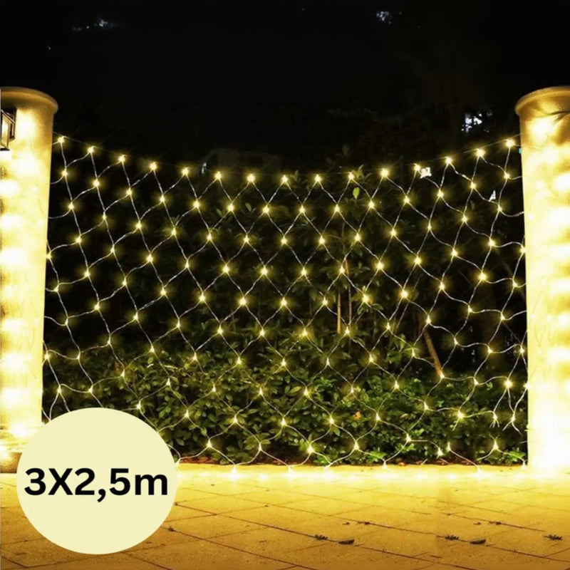 LED LAMPICE MREŽA 3x2,5m