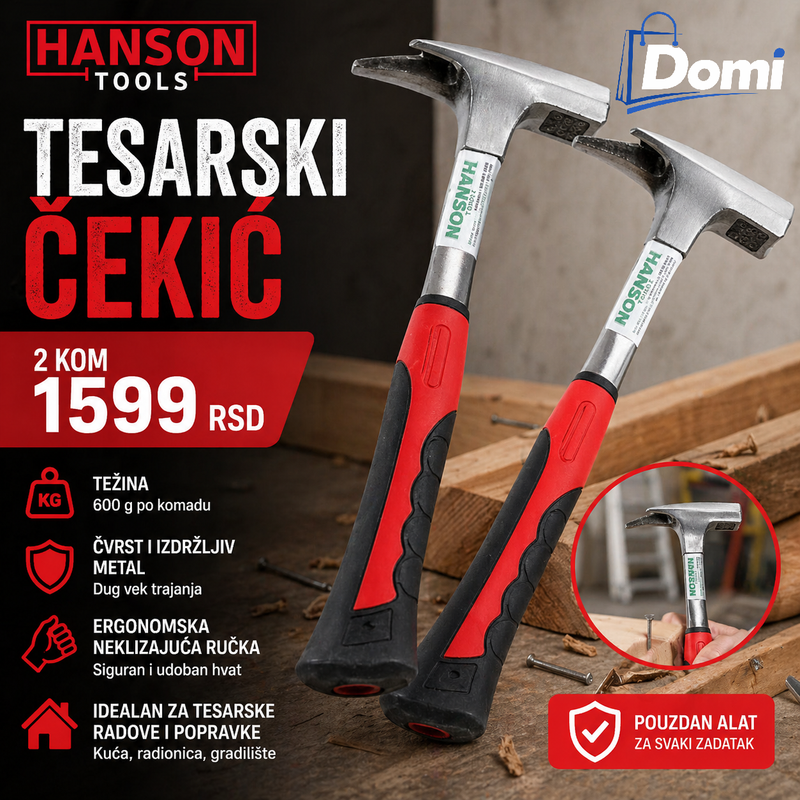 HANSON TESARSKI ČEKIĆ 600G (2 KOMADA)