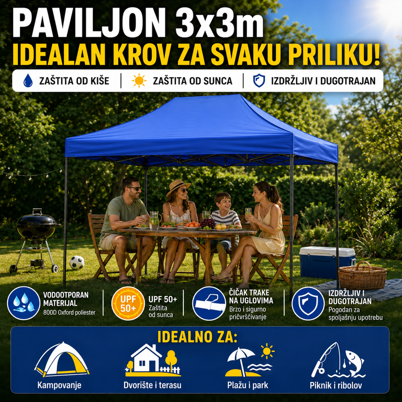 PAVILJON-SKLOPIVI ŠATOR