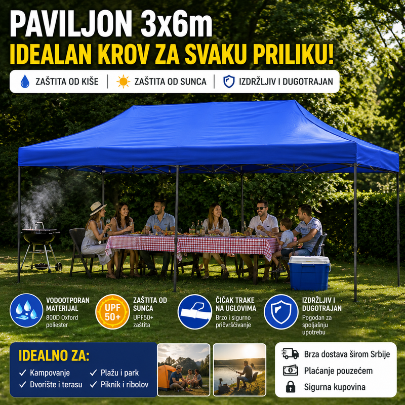 PAVILJON-SKLOPIVI ŠATOR