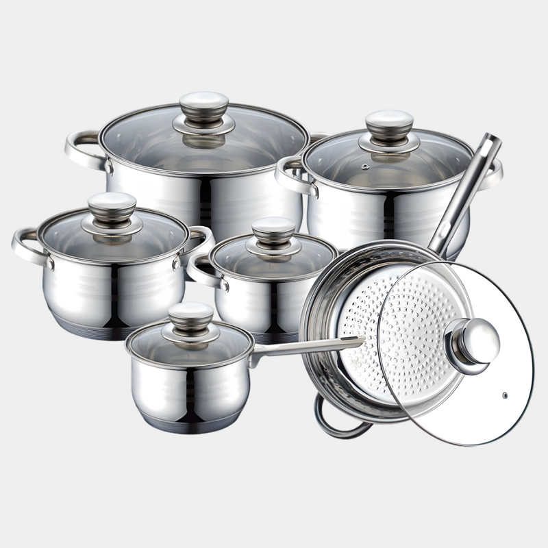 INOX KUHINJSKI SET 36 DELOVA